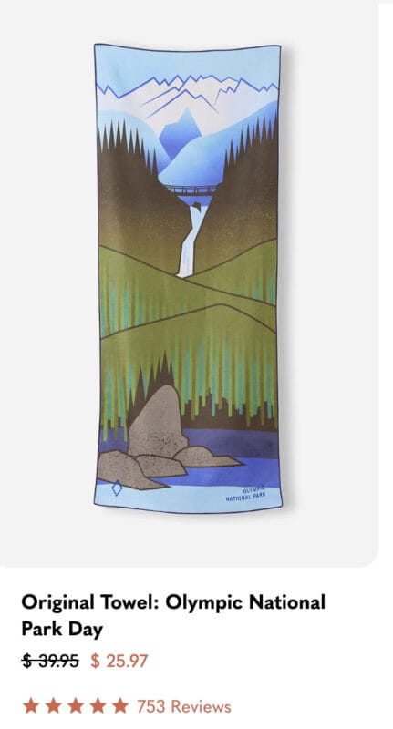 a great towel is the perfect gift for your outdoorsy friend!