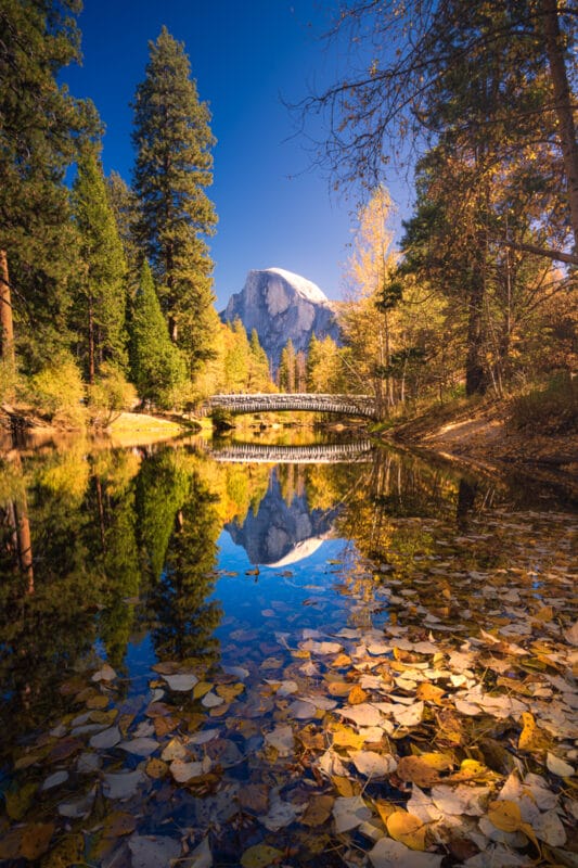 Fall is also one of the best times of year to hike Half Dome